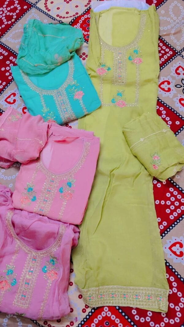 pur chiffion golden tila work